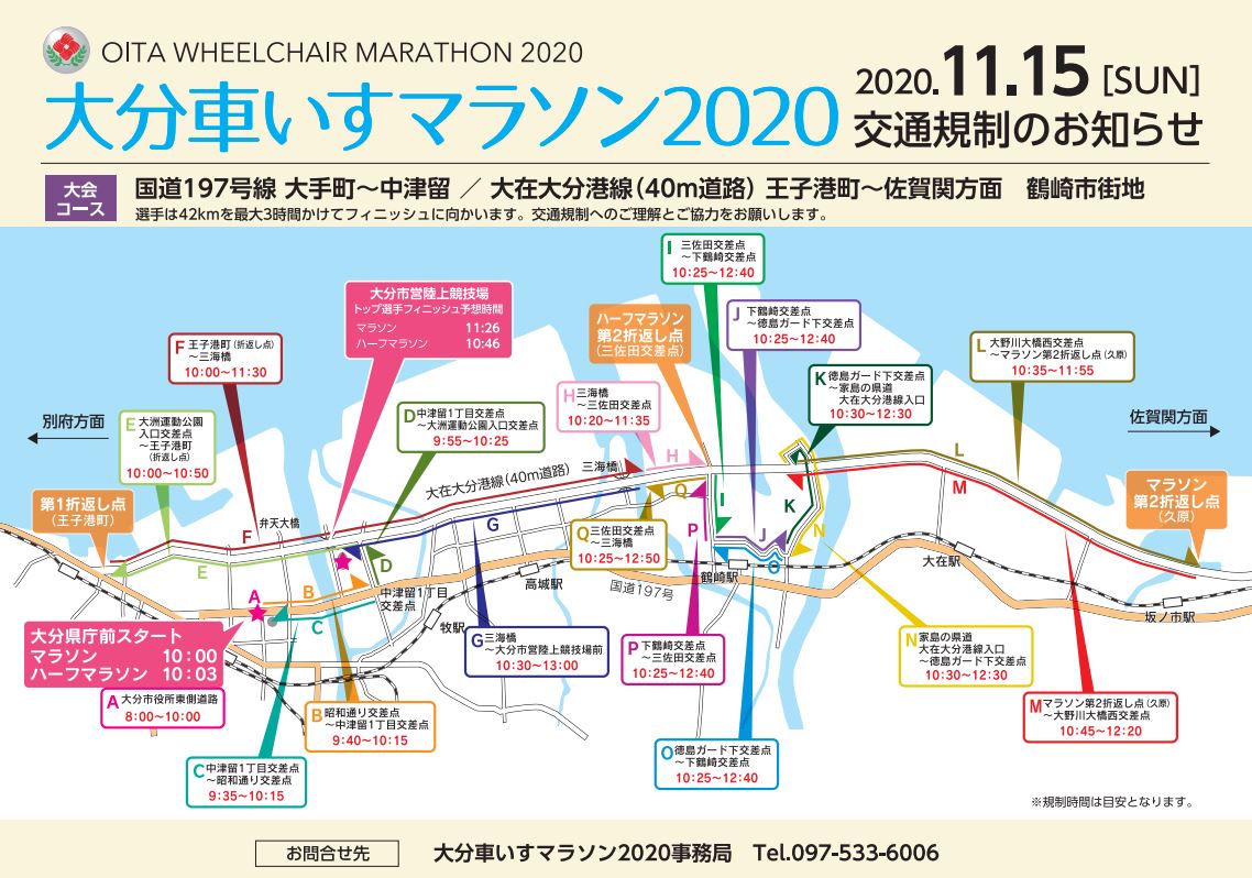 お知らせ 第41回大分国際車いすマラソン
